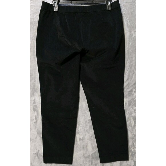 J. Jill Dress Corduroy Pants 16 Black Lightweight Pull On Stretch Classic NWT - Picture 3 of 10